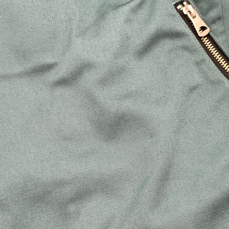 【中古品】【メンズ】 ISAMUKATAYAMA BACKLASH イサムカタヤマバックラッシュ×DICKIES ディッキーズ ダブルライダースジャケット 140-260815-gm-21-fuzh サイズ：L カラー：グリーン 万代Net店
