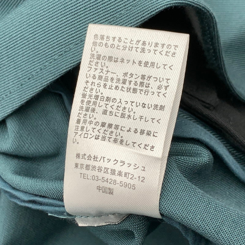【中古品】【メンズ】 ISAMUKATAYAMA BACKLASH イサムカタヤマバックラッシュ×DICKIES ディッキーズ ダブルライダースジャケット 140-260815-gm-21-fuzh サイズ：L カラー：グリーン 万代Net店