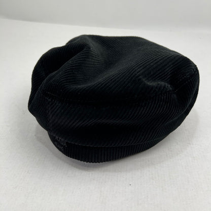 【中古品】【レディース】 PRADA プラダ 2HC475 コーデュロイ ニュースボーイキャップ BLACK SIZE:XXL 帽子 185-260818-io-01-fuzh サイズ：61cm カラー：ブラック 万代Net店