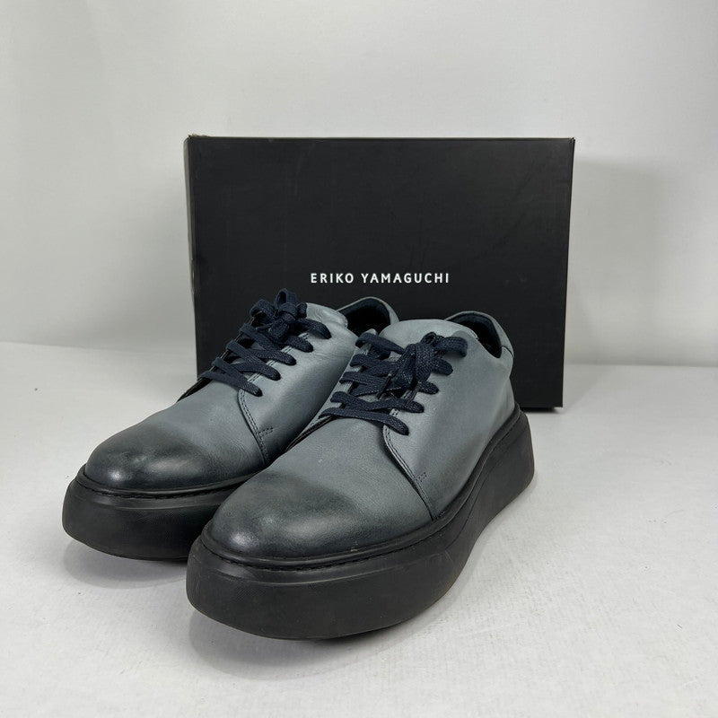 【中古品】【メンズ】 ERIKO YAMAGUCHI PLATFORM MEN BLUE NIGHT マザーハウス シューズ GRAY SIZE:L(28-28.5cm) 箱付属 靴 164-260816-io-07-fuzh カラー：グレー 万代Net店