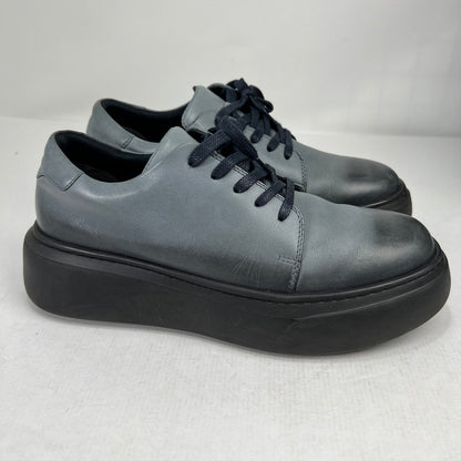 【中古品】【メンズ】 ERIKO YAMAGUCHI PLATFORM MEN BLUE NIGHT マザーハウス シューズ GRAY SIZE:L(28-28.5cm) 箱付属 靴 164-260816-io-07-fuzh カラー：グレー 万代Net店