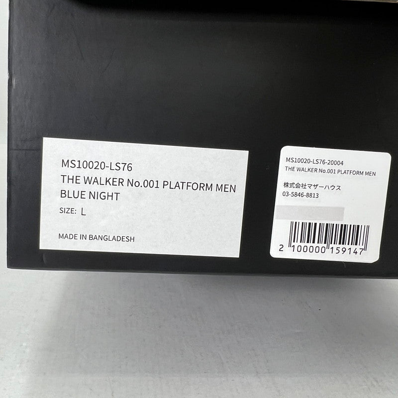 【中古品】【メンズ】 ERIKO YAMAGUCHI PLATFORM MEN BLUE NIGHT マザーハウス シューズ GRAY SIZE:L(28-28.5cm) 箱付属 靴 164-260816-io-07-fuzh カラー：グレー 万代Net店