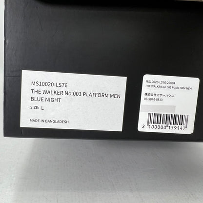 【中古品】【メンズ】 ERIKO YAMAGUCHI PLATFORM MEN BLUE NIGHT マザーハウス シューズ GRAY SIZE:L(28-28.5cm) 箱付属 靴 164-260816-io-07-fuzh カラー：グレー 万代Net店