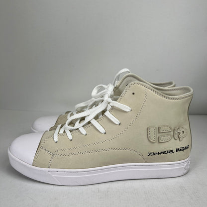 【中古品】【メンズ】 SANGACIO JEAN MICHEL BASQUIAT サンガッチョ ジャン＝ミシェル・バスキア にゅ～ずHIスニーカー BEIGE SIZE:27.5cm スニーカー シューズ 靴 ※使用感あり 162-260816-io-05-fuzh カラー：ベージュ 万代Net店