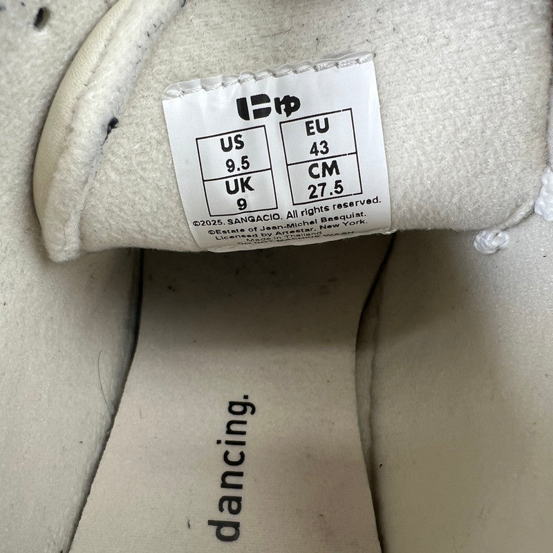 【中古品】【メンズ】 SANGACIO JEAN MICHEL BASQUIAT サンガッチョ ジャン＝ミシェル・バスキア にゅ～ずHIスニーカー BEIGE SIZE:27.5cm スニーカー シューズ 靴 ※使用感あり 162-260816-io-05-fuzh カラー：ベージュ 万代Net店