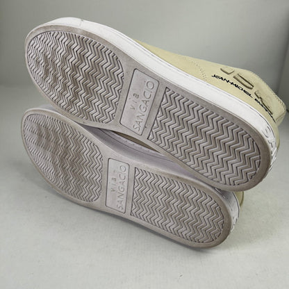 【中古品】【メンズ】 SANGACIO JEAN MICHEL BASQUIAT サンガッチョ ジャン＝ミシェル・バスキア にゅ～ずHIスニーカー BEIGE SIZE:27.5cm スニーカー シューズ 靴 ※使用感あり 162-260816-io-05-fuzh カラー：ベージュ 万代Net店