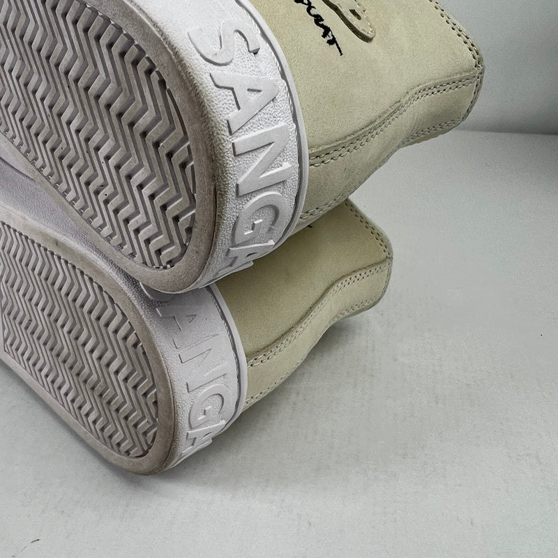 【中古品】【メンズ】 SANGACIO JEAN MICHEL BASQUIAT サンガッチョ ジャン＝ミシェル・バスキア にゅ～ずHIスニーカー BEIGE SIZE:27.5cm スニーカー シューズ 靴 ※使用感あり 162-260816-io-05-fuzh カラー：ベージュ 万代Net店