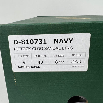【中古品】【メンズ】 DANNER×LIGHTNING ダナー ライトニング PITTOCK CLOG SANDAL ピトック クロッグサンダル NAVY SIZE:27.0cm 箱付属 靴 164-260816-io-10-fuzh カラー：ネイビー 万代Net店