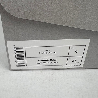 【中古品】【メンズ】 SANGACIO サンガッチョ BRANDALISED ブランダライズド にゅーずスニーカー GRAY SIZE:27.0cm 箱付属 スニーカー 靴 ※外箱に汚れあり 162-260816-io-08-fuzh カラー：グレー 万代Net店