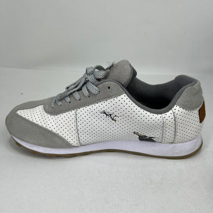 【中古品】【メンズ】 SANGACIO サンガッチョ BRANDALISED ブランダライズド にゅーずスニーカー GRAY SIZE:27.0cm 箱付属 スニーカー 靴 ※外箱に汚れあり 162-260816-io-08-fuzh カラー：グレー 万代Net店