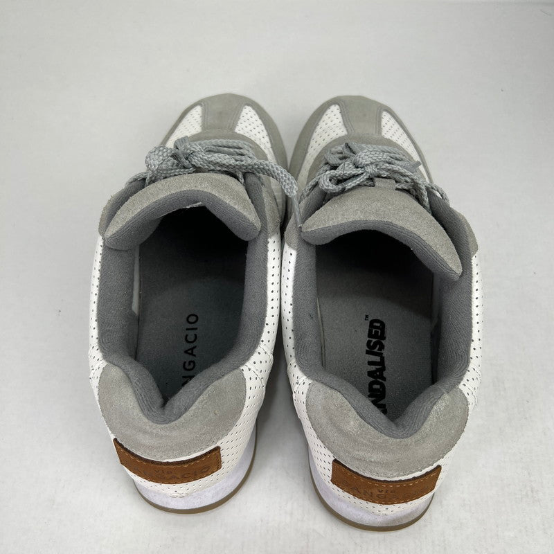 【中古品】【メンズ】 SANGACIO サンガッチョ BRANDALISED ブランダライズド にゅーずスニーカー GRAY SIZE:27.0cm 箱付属 スニーカー 靴 ※外箱に汚れあり 162-260816-io-08-fuzh カラー：グレー 万代Net店