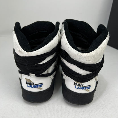 【中古品】【メンズ】 SAINT LAURENT PARIS サンローラン・パリ 686093 SMITH SNEAKER スミス スニーカー シューズ SIZE:42 箱付属 靴 ※使用感あり 164-260816-io-06-fuzh 万代Net店