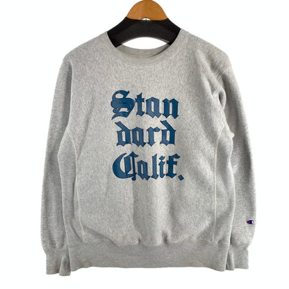 【中古品】【メンズ】 STANDARD CALIFORNIA スタンダードカリフォルニア×CHAMPION チャンピオン C8-W010 スウェット カレッジロゴ ブランド 古着 145-260815-gm-18-fuzh サイズ：L カラー：グレー 万代Net店