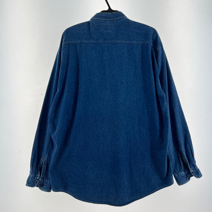 【中古品】【メンズ】 LEVIS リーバイス DIAMOND LABEL ダイヤモンドレーベル デニム シャツ INDIGO/SIZE:L ※使用感あり 147-260919-io-19-fuzh カラー：インディゴ 万代Net店