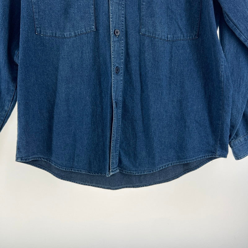【中古品】【メンズ】 LEVIS リーバイス DIAMOND LABEL ダイヤモンドレーベル デニム シャツ INDIGO/SIZE:L ※使用感あり 147-260919-io-19-fuzh カラー：インディゴ 万代Net店