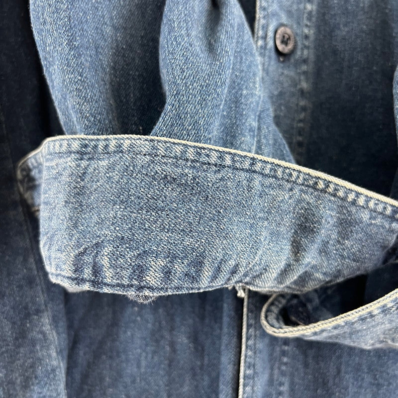 【中古品】【メンズ】 LEVIS リーバイス DIAMOND LABEL ダイヤモンドレーベル デニム シャツ INDIGO/SIZE:L ※使用感あり 147-260919-io-19-fuzh カラー：インディゴ 万代Net店