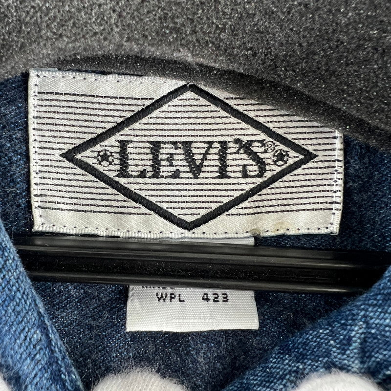 【中古品】【メンズ】 LEVIS リーバイス DIAMOND LABEL ダイヤモンドレーベル デニム シャツ INDIGO/SIZE:L ※使用感あり 147-260919-io-19-fuzh カラー：インディゴ 万代Net店