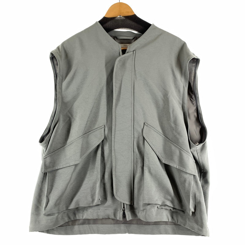 【中古品】【メンズ】 LIDNM リドム IM21aw04353-55-03 ジャケット ベスト 2WAY GREEN SIZE:L 140-260818-io-10-fuzh カラー：グリーン 万代Net店