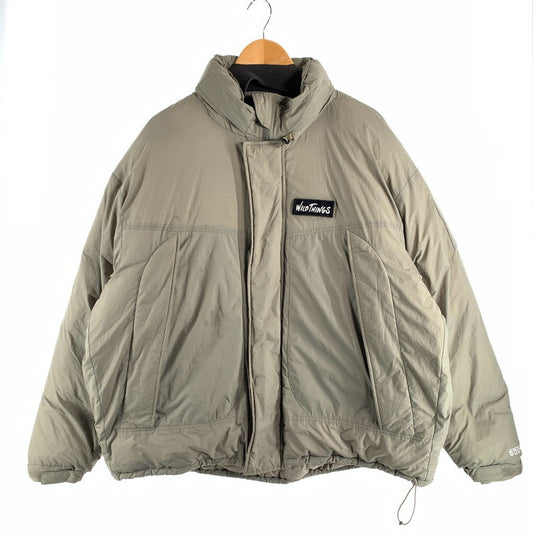 【中古品】【メンズ】 WILD THINGS WT22419SN-DI DOWN JACKET ダウンジャケット アウター ブランド 古着 144-260815-gm-12-fuzh サイズ：M カラー：カーキ 万代Net店