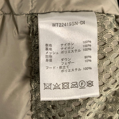 【中古品】【メンズ】 WILD THINGS WT22419SN-DI DOWN JACKET ダウンジャケット アウター ブランド 古着 144-260815-gm-12-fuzh サイズ：M カラー：カーキ 万代Net店