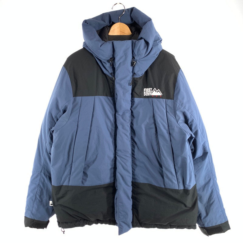 【中古品】【メンズ】 FIRST DOWN ダウンジャケット アウター ブランド 古着 144-260815-gm-15-fuzh サイズ：XL カラー：ブルー 万代Net店