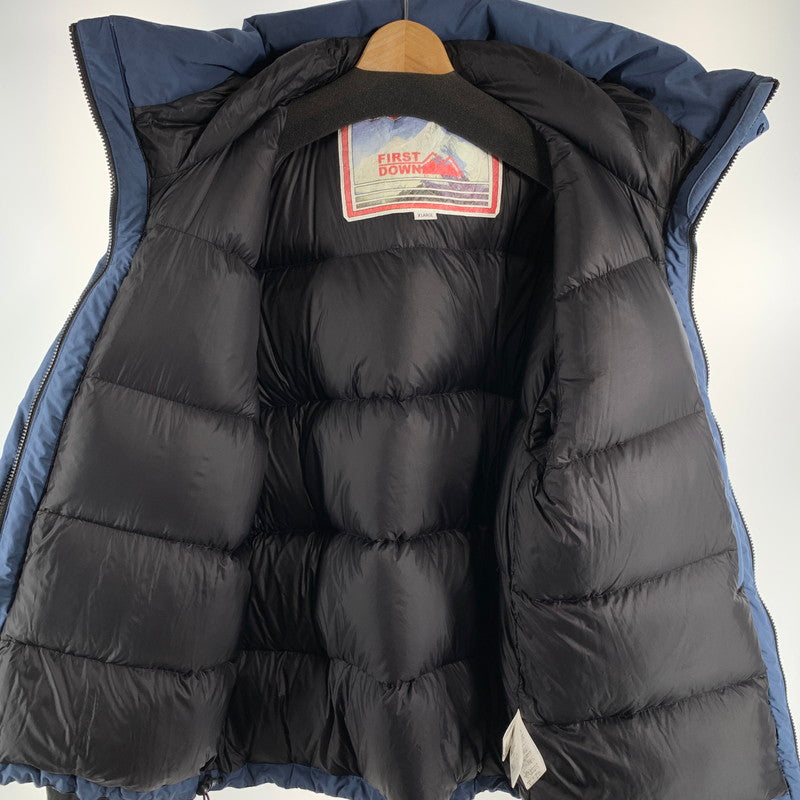 【中古品】【メンズ】 FIRST DOWN ダウンジャケット アウター ブランド 古着 144-260815-gm-15-fuzh サイズ：XL カラー：ブルー 万代Net店