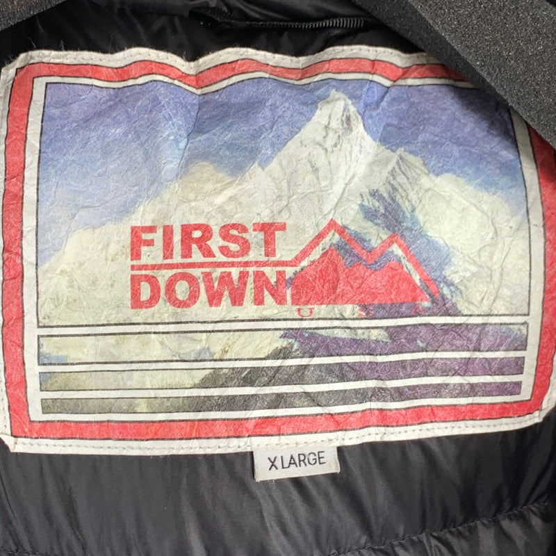 【中古品】【メンズ】 FIRST DOWN ダウンジャケット アウター ブランド 古着 144-260815-gm-15-fuzh サイズ：XL カラー：ブルー 万代Net店