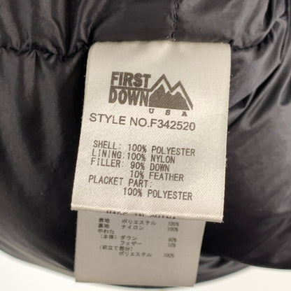 【中古品】【メンズ】 FIRST DOWN ダウンジャケット アウター ブランド 古着 144-260815-gm-15-fuzh サイズ：XL カラー：ブルー 万代Net店