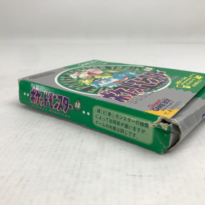 【中古品】 Nintendo GAMEBOY GB ニンテンドー ゲームボーイ ソフト ポケットモンスター緑 023-260823-mh-04-fuz 万代Net店