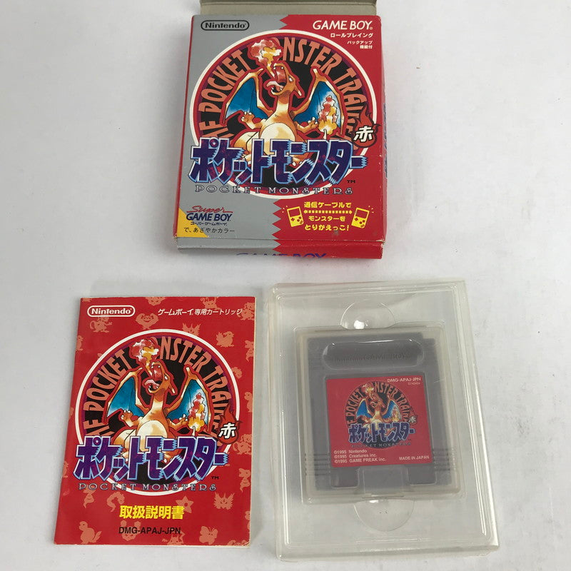【中古品】 GB ポケットモンスター 赤 外箱傷み 023-260818-MO-13-fuzh 万代Net店