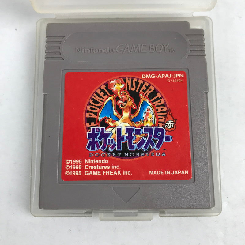 【中古品】 GB ポケットモンスター 赤 外箱傷み 023-260818-MO-13-fuzh 万代Net店