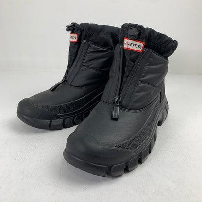 【中古品】【メンズ】 HUNTER ハンター INTREPID ANKLE ZIP SNOW BOOT イントレピッド アンクル ジップ スノーブーツ ブーツ 靴 163-260928-mh-20-fuzh サイズ：27cm カラー：ブラック 万代Net店