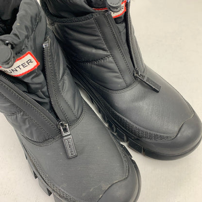 【中古品】【メンズ】 HUNTER ハンター INTREPID ANKLE ZIP SNOW BOOT イントレピッド アンクル ジップ スノーブーツ ブーツ 靴 163-260928-mh-20-fuzh サイズ：27cm カラー：ブラック 万代Net店