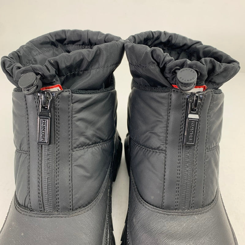 【中古品】【メンズ】 HUNTER ハンター INTREPID ANKLE ZIP SNOW BOOT イントレピッド アンクル ジップ スノーブーツ ブーツ 靴 163-260928-mh-20-fuzh サイズ：27cm カラー：ブラック 万代Net店
