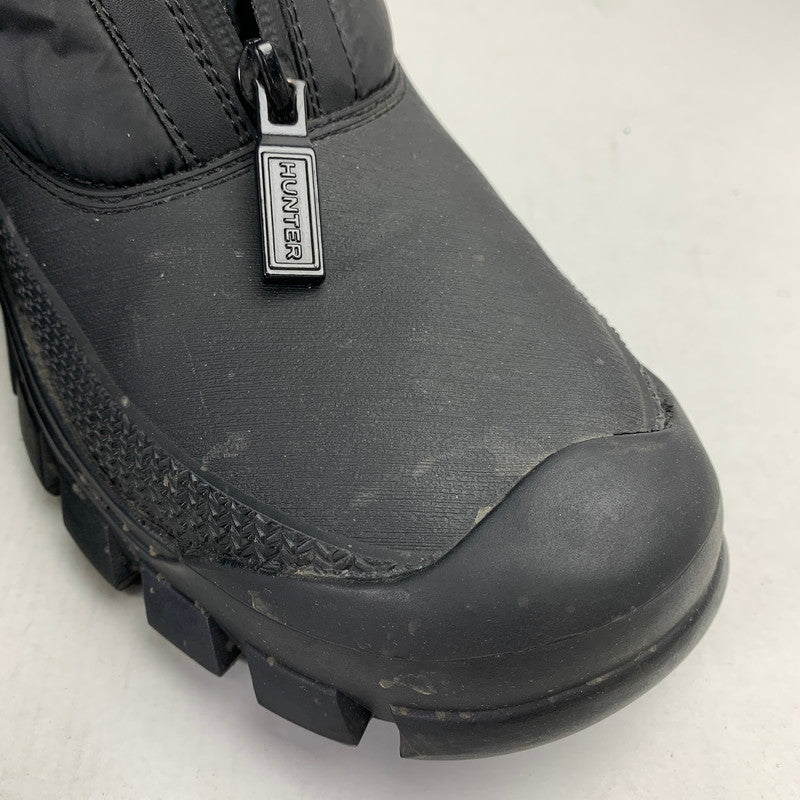 【中古品】【メンズ】 HUNTER ハンター INTREPID ANKLE ZIP SNOW BOOT イントレピッド アンクル ジップ スノーブーツ ブーツ 靴 163-260928-mh-20-fuzh サイズ：27cm カラー：ブラック 万代Net店