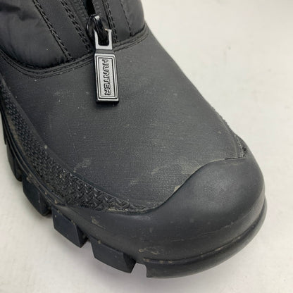 【中古品】【メンズ】 HUNTER ハンター INTREPID ANKLE ZIP SNOW BOOT イントレピッド アンクル ジップ スノーブーツ ブーツ 靴 163-260928-mh-20-fuzh サイズ：27cm カラー：ブラック 万代Net店