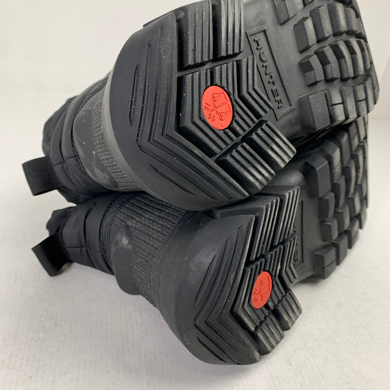 【中古品】【メンズ】 HUNTER ハンター INTREPID ANKLE ZIP SNOW BOOT イントレピッド アンクル ジップ スノーブーツ ブーツ 靴 163-260928-mh-20-fuzh サイズ：27cm カラー：ブラック 万代Net店