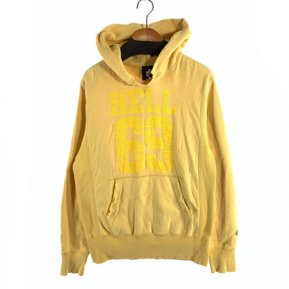 【中古品】【メンズ】 HYSTERIC GLAMOUR ヒステリックグラマー 4CF-0891 PARKER パーカー トップス ブランド 古着 ダメージ加工 140-260815-gm-03-fuzh サイズ：S カラー：イエロー 万代Net店