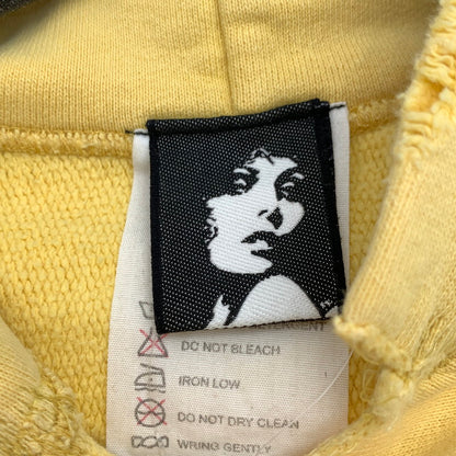【中古品】【メンズ】 HYSTERIC GLAMOUR ヒステリックグラマー 4CF-0891 PARKER パーカー トップス ブランド 古着 ダメージ加工 140-260815-gm-03-fuzh サイズ：S カラー：イエロー 万代Net店