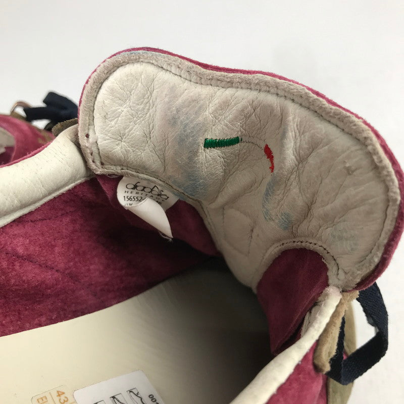 【中古品】【メンズ】 DIADORA HERITAGE ディアドラ ヘリテージ EQUIPE S.SW エキップ スニーカー 靴 163-260930-mh-15-fuzh サイズ：27.5cm カラー：バイオレット プルーン 万代Net店