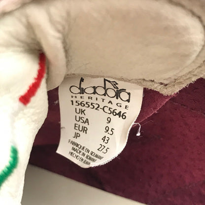 【中古品】【メンズ】 DIADORA HERITAGE ディアドラ ヘリテージ EQUIPE S.SW エキップ スニーカー 靴 163-260930-mh-15-fuzh サイズ：27.5cm カラー：バイオレット プルーン 万代Net店
