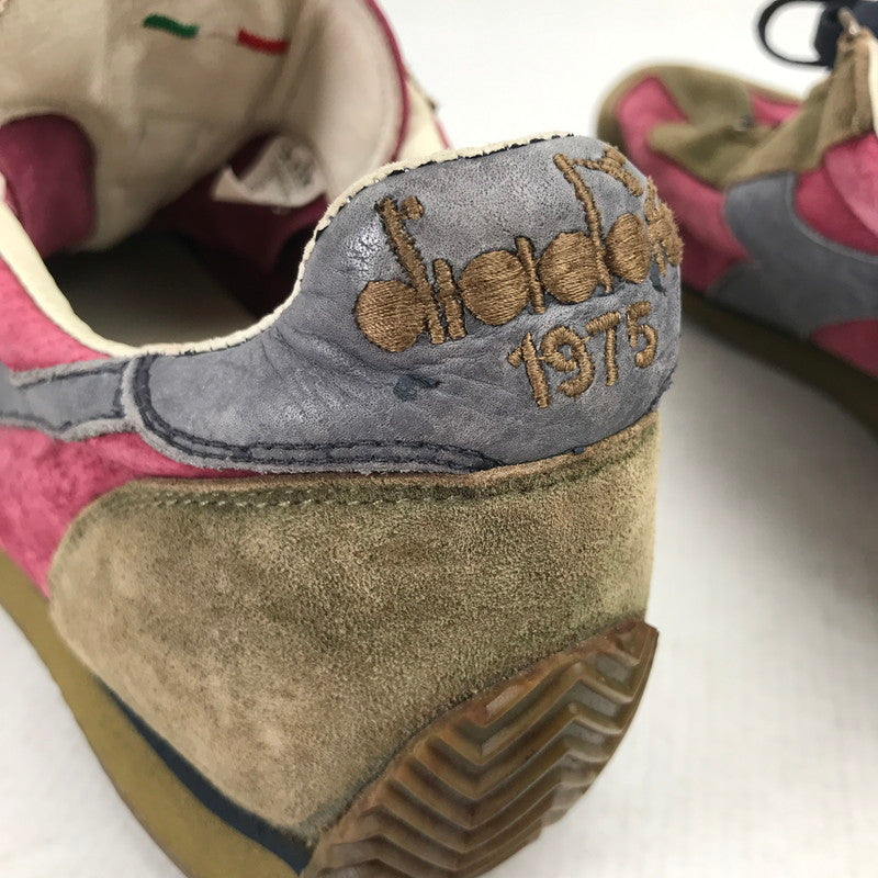 【中古品】【メンズ】 DIADORA HERITAGE ディアドラ ヘリテージ EQUIPE S.SW エキップ スニーカー 靴 163-260930-mh-15-fuzh サイズ：27.5cm カラー：バイオレット プルーン 万代Net店