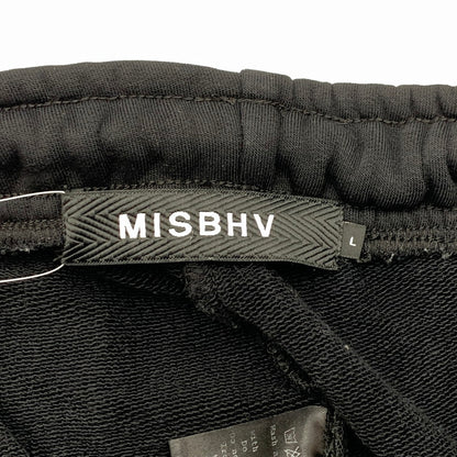 【中古品】【メンズ】 MISBHV ハーフパンツ スウェットショーツ ブランド 古着 153-260815-gm-07-fuzh サイズ：L カラー：ブラック 万代Net店