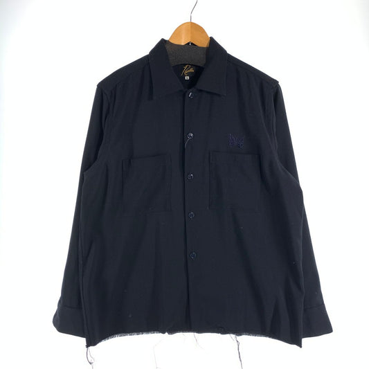 【中古品】【メンズ】 NEEDLES ニードルス HM158 C.O.B. ONE-UP SHIRT 半袖シャツ トップス ブランド 古着 140-260815-gm-01-fuzh サイズ：M カラー：ブラック 万代Net店