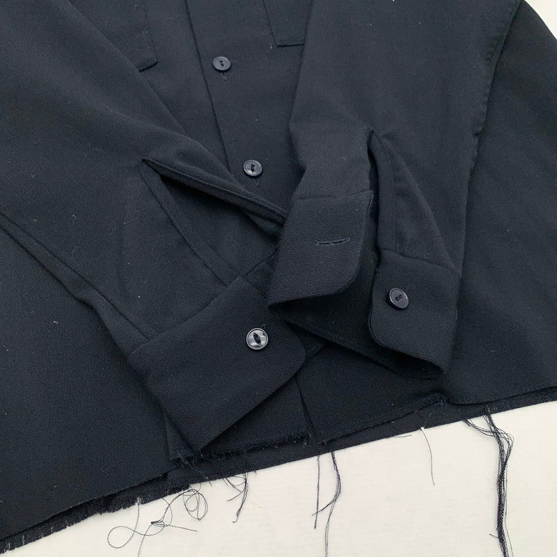 【中古品】【メンズ】 NEEDLES ニードルス HM158 C.O.B. ONE-UP SHIRT 半袖シャツ トップス ブランド 古着 140-260815-gm-01-fuzh サイズ：M カラー：ブラック 万代Net店