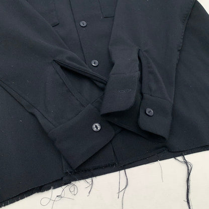 【中古品】【メンズ】 NEEDLES ニードルス HM158 C.O.B. ONE-UP SHIRT 半袖シャツ トップス ブランド 古着 140-260815-gm-01-fuzh サイズ：M カラー：ブラック 万代Net店