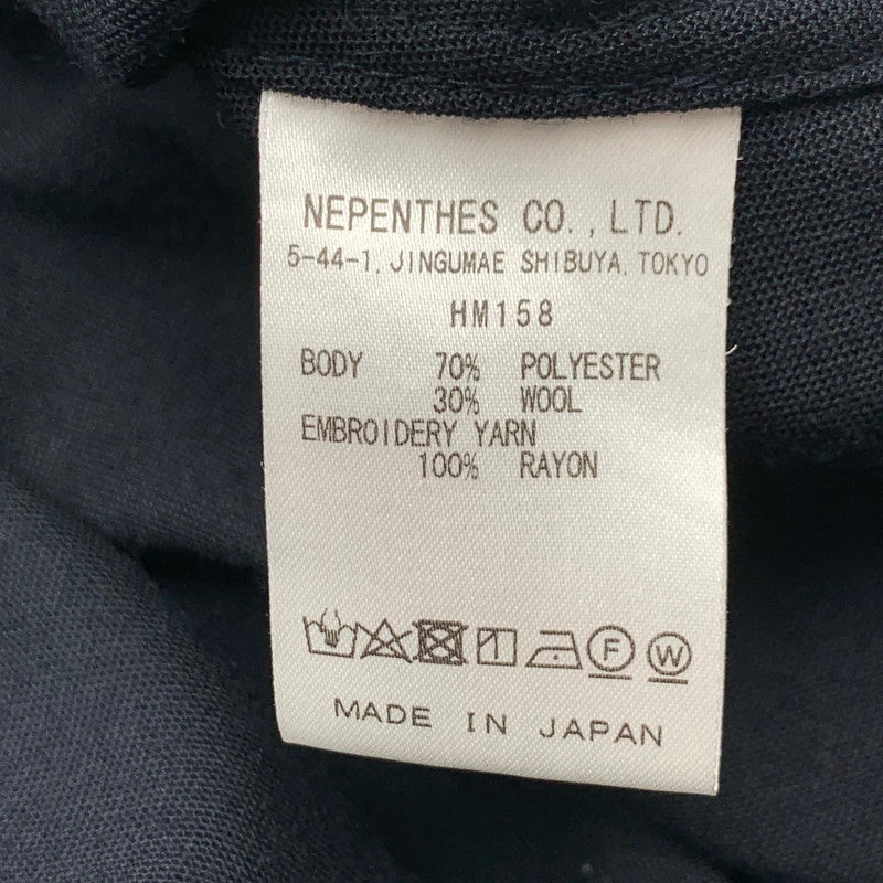 【中古品】【メンズ】 NEEDLES ニードルス HM158 C.O.B. ONE-UP SHIRT 半袖シャツ トップス ブランド 古着 140-260815-gm-01-fuzh サイズ：M カラー：ブラック 万代Net店