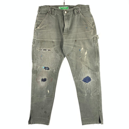 【中古品】【メンズ】 INNOCENCE ダブルニーペインターパンツ ボトムス ブランド 古着 153-260815-gm-02-fuzh サイズ：33 カラー：カーキ 万代Net店