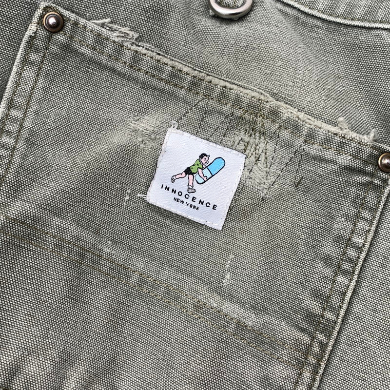 【中古品】【メンズ】 INNOCENCE ダブルニーペインターパンツ ボトムス ブランド 古着 153-260815-gm-02-fuzh サイズ：33 カラー：カーキ 万代Net店