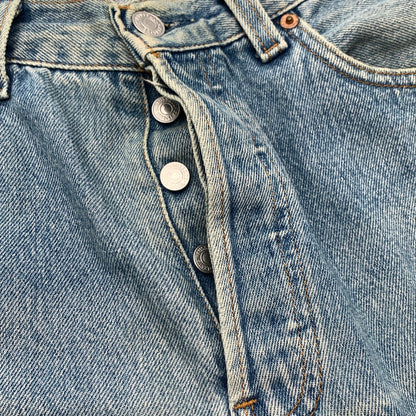 【中古品】【メンズ】 MINDSEEKER LEVIS 501 リメイクパッチデザインデニムパンツ ボトムス ブランド 古着 153-260815-gm-04-fuzh サイズ：W30 カラー：ブルー 万代Net店